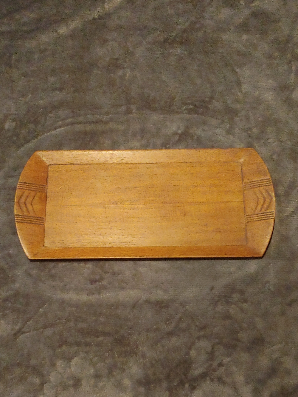 Vintage Toastmaster Hospitality Tray - Wood Serving Tray 7.5" X 16"